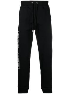 Helmut Lang спортивные брюки с кулиской и логотипом
