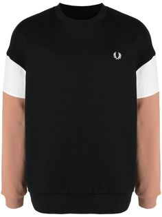 FRED PERRY толстовка со вставками