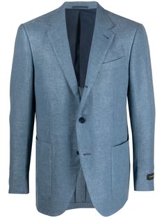 Ermenegildo Zegna однобортный пиджак с заостренными лацканами