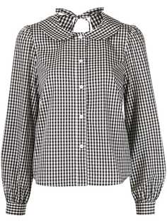 Sandy Liang блузка Stinging в клетку гингем