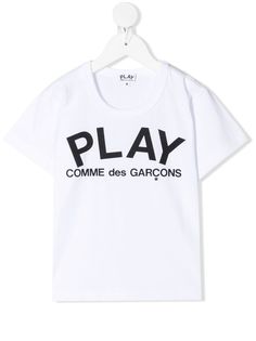 Comme Des Garçons Play Kids футболка с логотипом