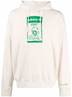 adidas худи Kermit из органического хлопка