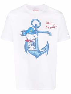 Mc2 Saint Barth футболка с принтом Snoopy