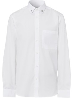 Burberry рубашка с декором TB