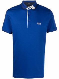 Boss Hugo Boss рубашка поло с вышитым логотипом