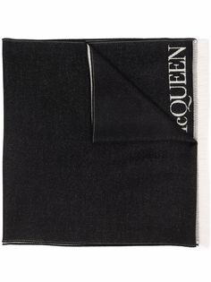 Alexander McQueen шарф с принтом