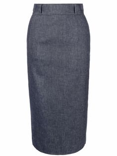 PAUL SMITH юбка-карандаш с накладным карманом сзади