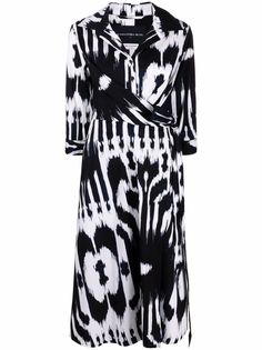 Samantha Sung платье-рубашка Olivia с абстрактным принтом