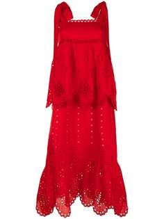 Vita Kin платье с английской вышивкой и фестонами