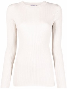 Brunello Cucinelli топ тонкой вязки с длинными рукавами