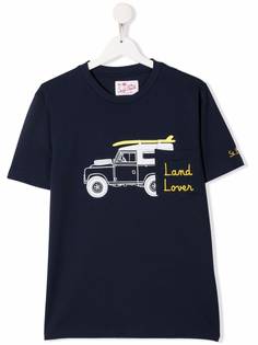 Mc2 Saint Barth Kids футболка с принтом Land Rover