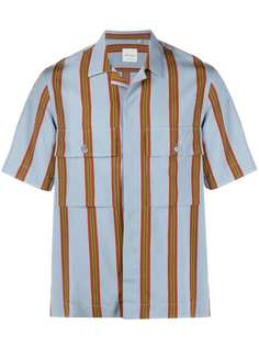PAUL SMITH полосатая рубашка с короткими рукавами