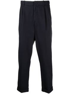 Z Zegna брюки с завышенной талией и складками