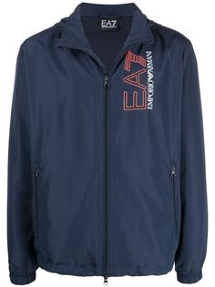 Ea7 Emporio Armani куртка на молнии с логотипом