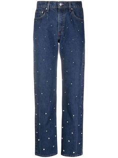 Semicouture прямые джинсы с завышенной талией