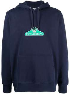 Stussy худи с вышитым логотипом