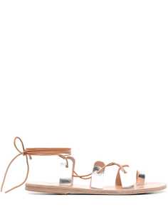 Ancient Greek Sandals сандалии Alcyone с эффектом металлик