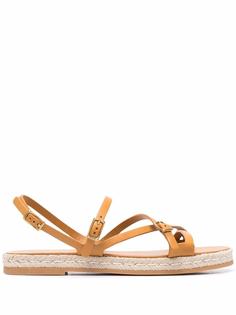 Tods сандалии на плетеной подошве Tod`S