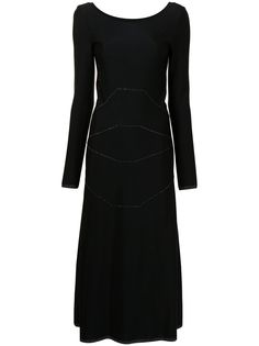 Alaïa Pre-Owned платье макси в технике пэчворк с блестками