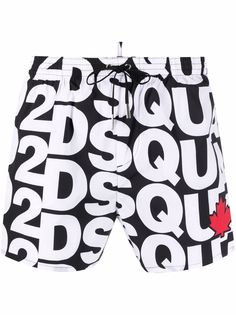 Dsquared2 плавки-шорты с логотипом