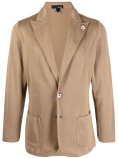 Lardini однобортный пиджак тонкой вязки