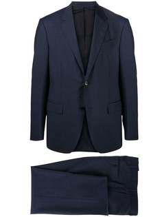 Ermenegildo Zegna костюм с однобортным пиджаком в клетку