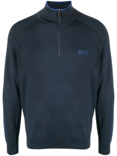 Boss Hugo Boss джемпер с вышитым логотипом