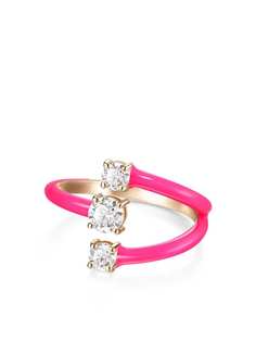 Melissa Kaye кольцо Aria из желтого золота с бриллиантами