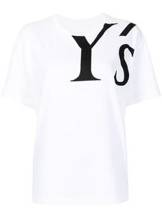 Ys футболка оверсайз с логотипом Y`s