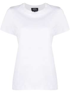 A.P.C. футболка с круглым вырезом