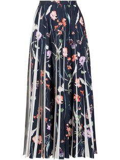 Jason Wu Collection плиссированная юбка с цветочным принтом
