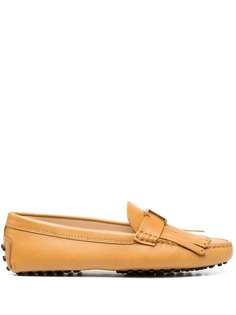Tods лоферы Gommino с бахромой Tod`S