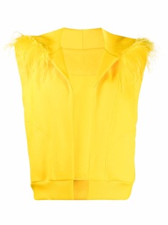 Styland жилет с перьями