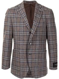 Man On The Boon. однобортный пиджак в клетку