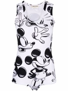 Comme Des Garçons топ с принтом Mickey Mouse