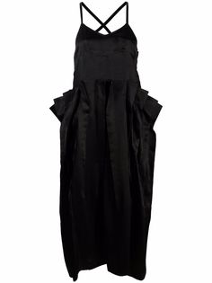 Comme Des Garçons Noir Kei Ninomiya платье миди со складками