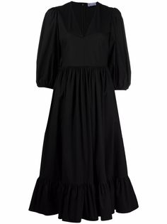 RED Valentino ярусное платье миди
