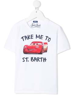 Mc2 Saint Barth Kids футболка Disney Cars с надписью