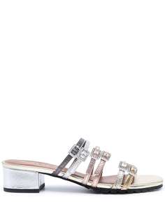 Kurt Geiger London босоножки Piera с эффектом металлик