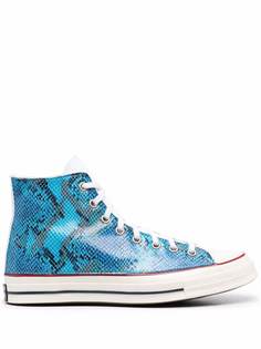 Converse высокие кеды Chuck 70 со змеиным принтом