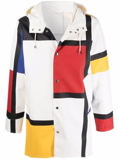 Stutterheim плащ с принтом Stockholm Mondrian