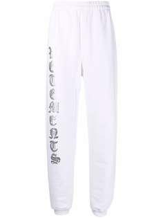 VETEMENTS спортивные брюки с логотипом