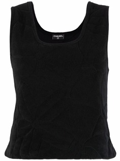 Chanel Pre-Owned топ 2010-го года с узором Camélia