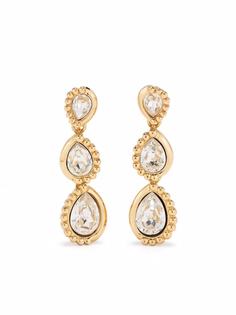 Christian Dior серьги 1990-х годов с кристаллами