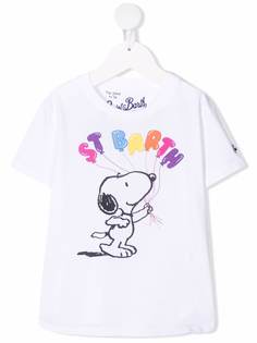 Mc2 Saint Barth Kids футболка Snoopy с логотипом