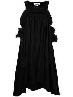 Comme Des Garçons Noir Kei Ninomiya многослойное платье миди с оборками