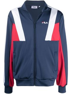 Fila спортивная куртка с вышитым логотипом