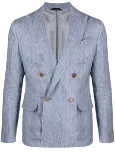 Giorgio Armani двубортный пиджак в тонкую полоску