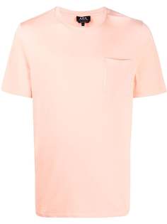 A.P.C. футболка с круглым вырезом