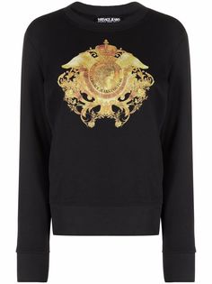 Versace Jeans Couture толстовка с узором Rococo Crystal